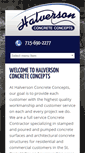 Mobile Screenshot of halversonconcrete.com